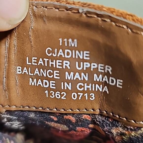 Circa Joan & David Jadine Cognac Leather Ankle Boots Womens Size 11 - Picture 11 of 14